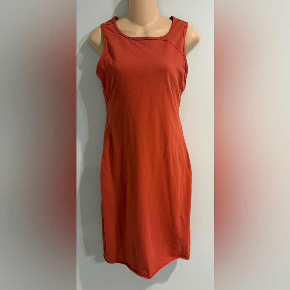 LULULEMON Picnic Play Strappy Athletic Dress Womens size 10 Brick Rose - Picture 2 of 6